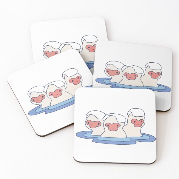Item preview, Snow monkey Onsen designed and sold by line-on-line.
