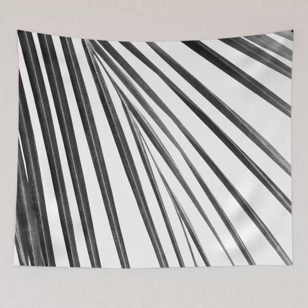 Item preview, Black & White Palm Leaf Dream #1 #tropical #wall #decor #art  designed and sold by Anita's & Bella's Art.