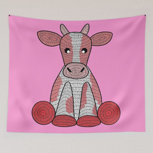 Item preview, Strawberry crochet cow designed and sold by brookbk.