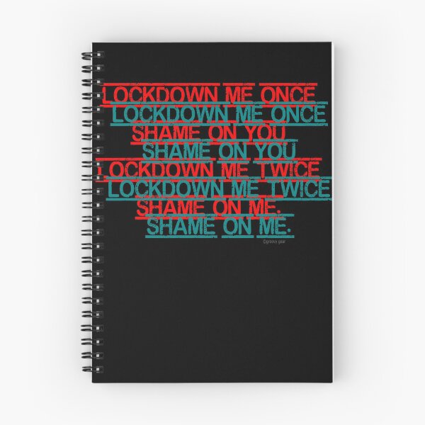 Item preview, Lockdown Me Once, Shame on You designed and sold by groovygear.