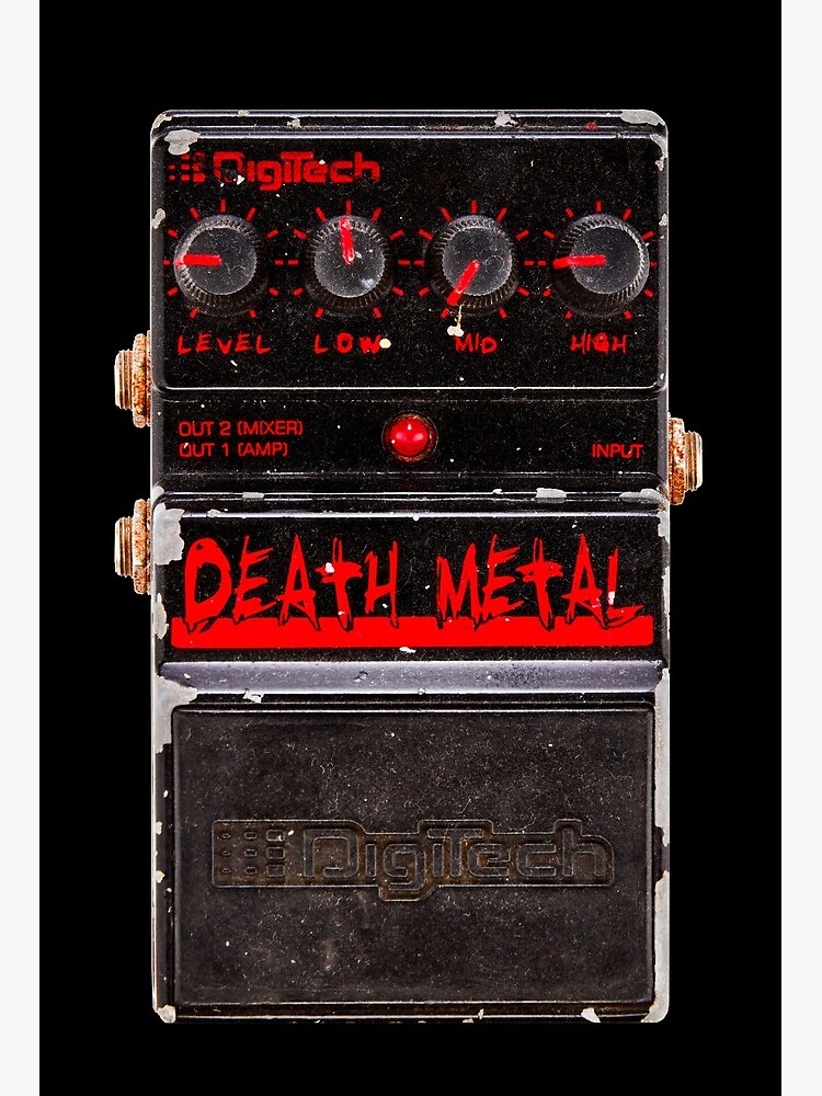 Death metal distortion deals pedal