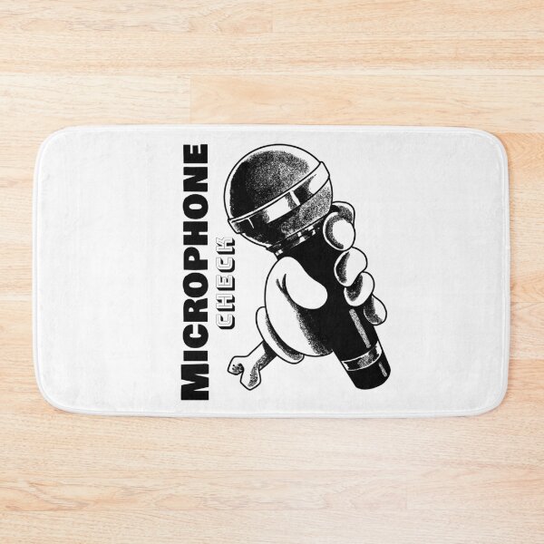 Item preview, Microphone Check Hip Hop Mic and hand Design designed and sold by onjcdesign.