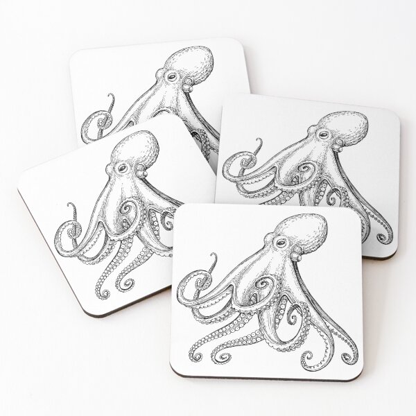 Item preview, Angry Octopus designed and sold by treasure-crafts.