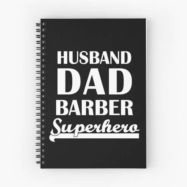 Item preview, Husband Dad Barber Superhero designed and sold by theshirtinator.