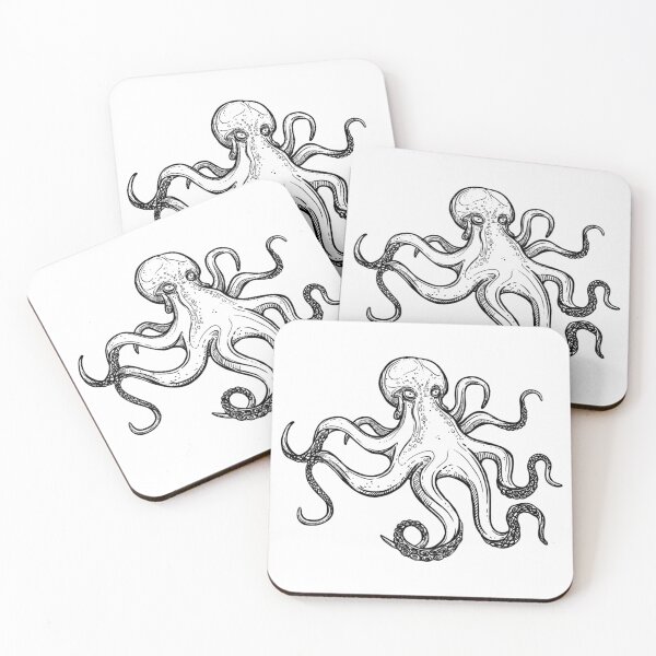 Item preview, Angry Octopus designed and sold by treasure-crafts.