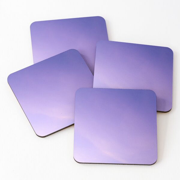 Item preview, Bright Violet And Purple Summer Sunset With White Streaky Clouds designed and sold by ArtIsSixthSense.