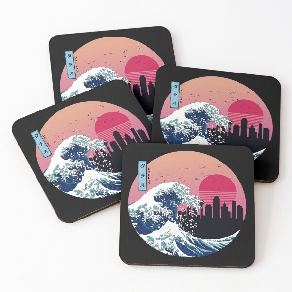 Artikelvorschau, Dallas Kanagawa Wave Retro entworfen und verkauft von DFerraz.