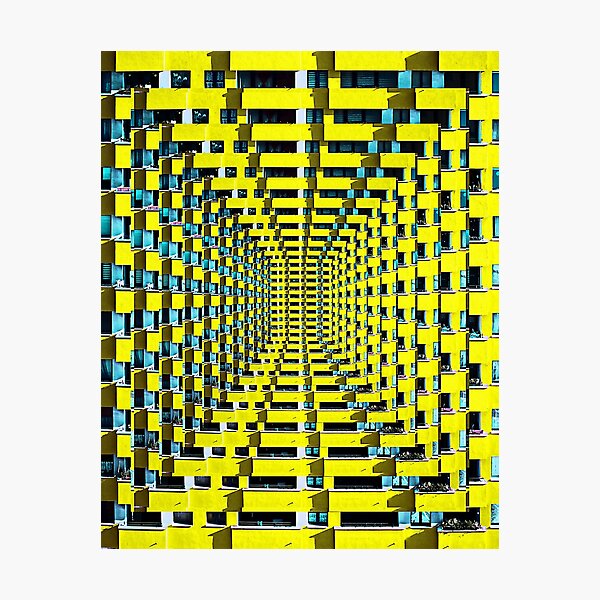 Item preview, Apartment Building Brutalism Pattern 01 designed and sold by glitchhub.