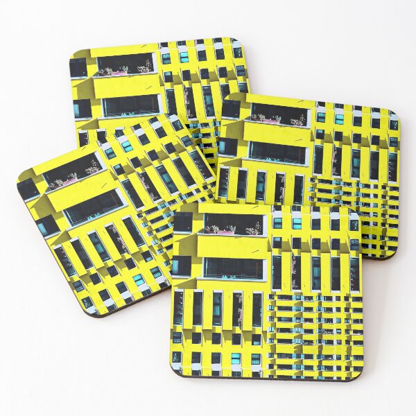 Item preview, Apartment Building Brutalism Art Pattern 02 designed and sold by glitchhub.