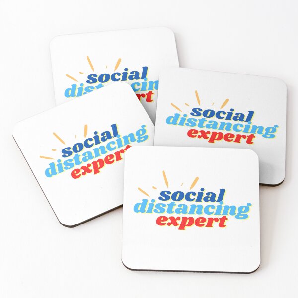 Item preview, Social Distancing Expert - Colorful designed and sold by imabbhey.