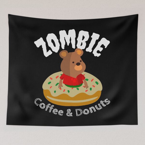 Item preview, Zombie Coffee & Donuts | Coffee Zombie Bear designed and sold by Mixture-DESIGN.