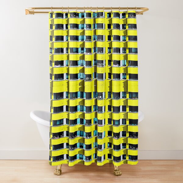 Item preview, Apartment Building Brutalism Art Pattern 03 designed and sold by glitchhub.