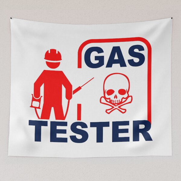 Item preview, Gas Tester; Confined Space; designed and sold by StickerApe.
