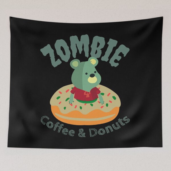 Item preview, Zombie Coffee & Donuts | Coffee Zombie Bear designed and sold by Mixture-DESIGN.