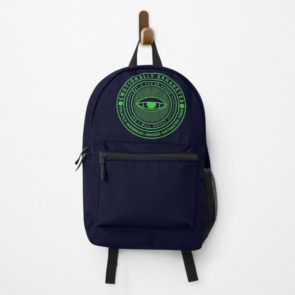 Item preview, Emotionally Exhausted: Volatile, Insomniac, Anxious, Distracted, Tired | Lime Green | Mental Health Awareness designed and sold by DrawingBoard.