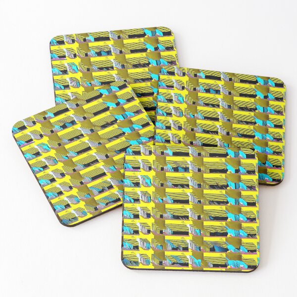 Item preview, Apartment Building Brutalism Art Pattern 04 designed and sold by glitchhub.