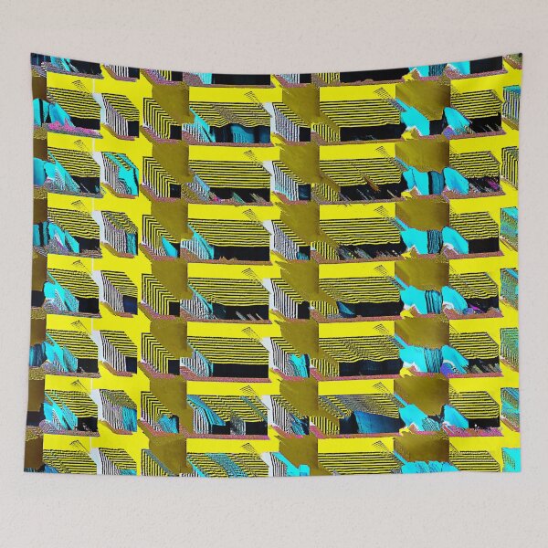 Item preview, Apartment Building Brutalism Art Pattern 04 designed and sold by glitchhub.