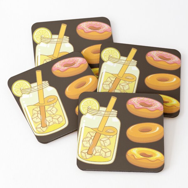 Item preview, Assorted  Yellow Lemon Desserts - Boba Milk Tea and Donuts designed and sold by Alicia Chee.