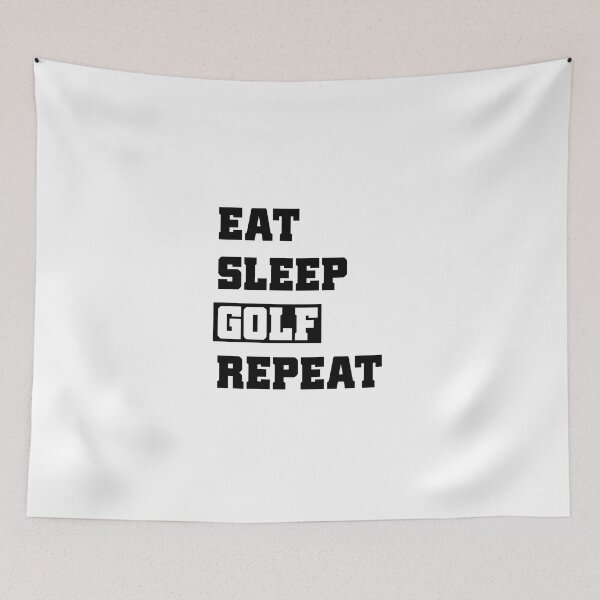 Item preview, Eat Sleep Golf Repeat designed and sold by Satish Sawant.