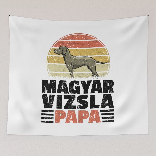 Item preview, Magyar Vizsla Papa Pointing Dog Gift designed and sold by madgrfx.