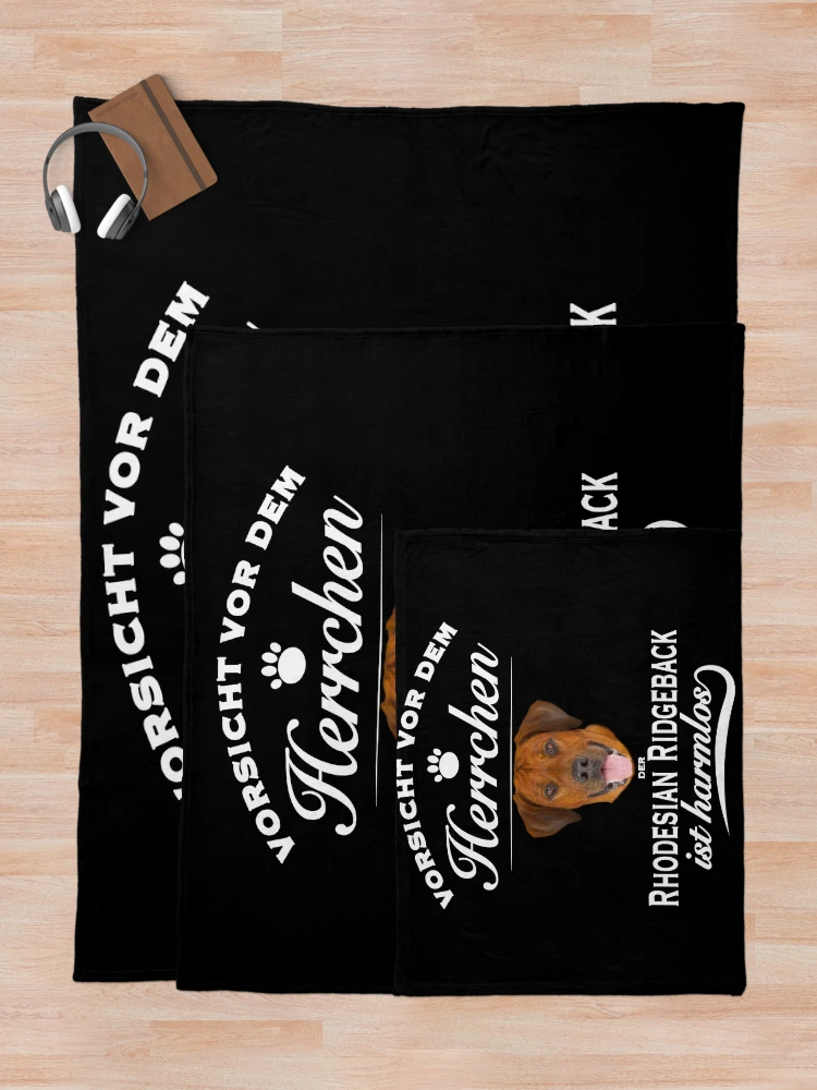 Thumbnail 5 of 6, Throw Blanket, Rhodesian Ridgeback Tshirt Rhodesian Ridgeback Dog Shirt Tee designed and sold by KDesigns85.