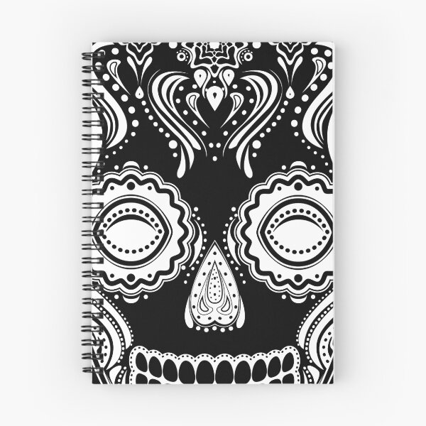 Item preview, Dia de los Muertos That Girl Skull Black designed and sold by JaZilla.