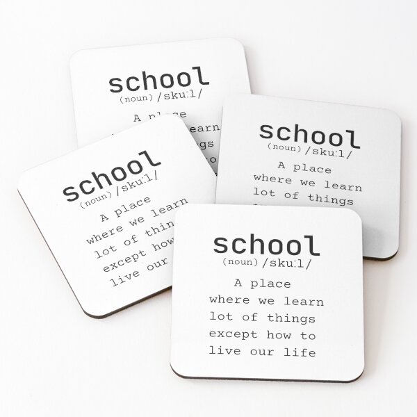 Item preview, definition of school designed and sold by theartygirl.