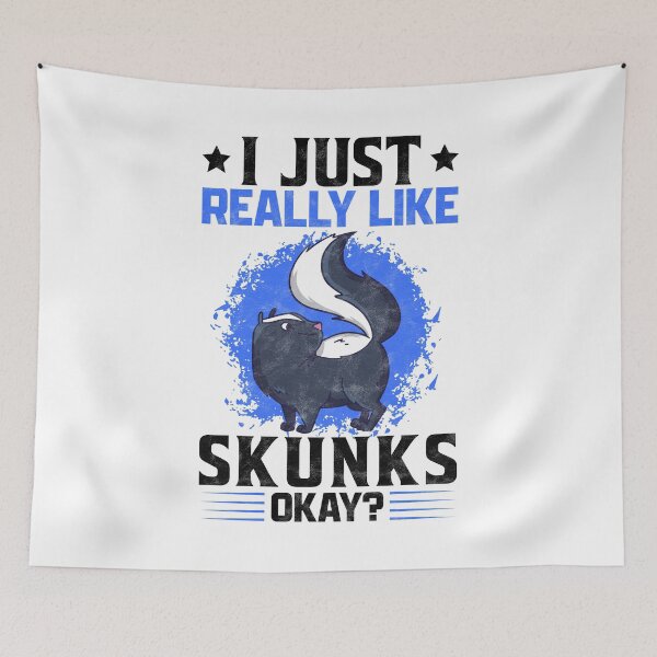 Item preview, I just like skunk, badger, skunk humor designed and sold by madgrfx.