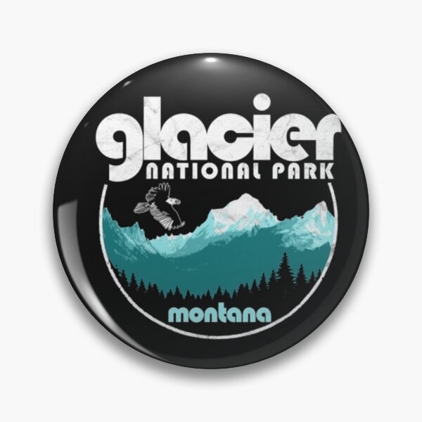 Item preview, Glacier National Park Montanaretro Mountains Shirt  designed and sold by Clavitaps.