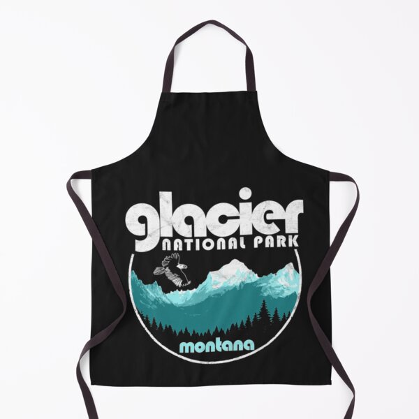 Item preview, Glacier National Park Montanaretro Mountains Shirt designed and sold by Clavitaps.
