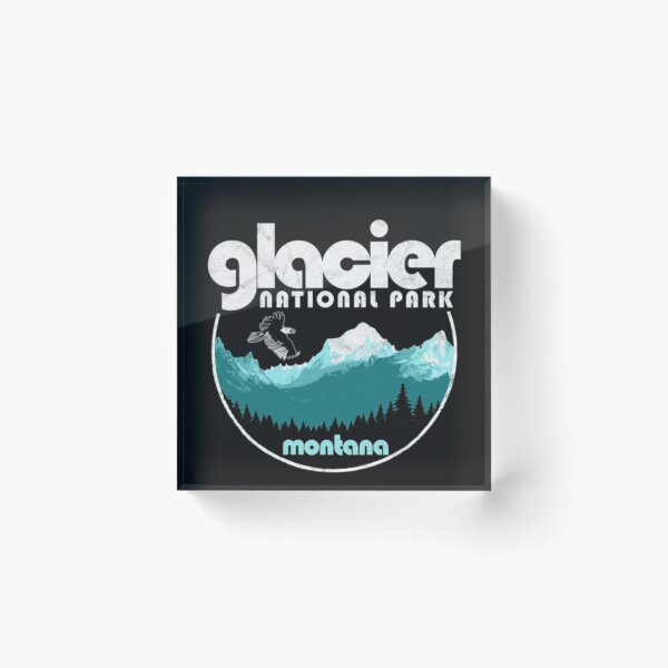 Item preview, Glacier National Park Montanaretro Mountains Shirt  designed and sold by Clavitaps.