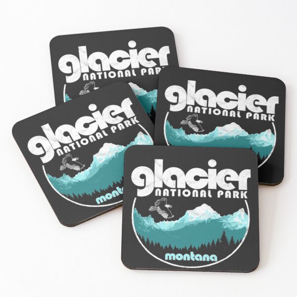 Item preview, Glacier National Park Montanaretro Mountains Shirt  designed and sold by Clavitaps.
