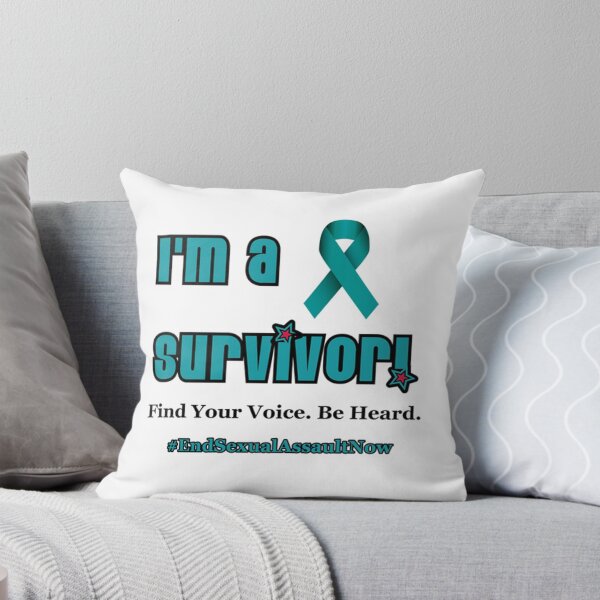 Item preview, I'm a Survivor! End Sexual Assault Now designed and sold by Discotish.