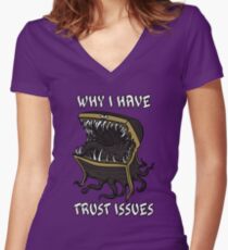 Camiseta entallada de cuello en V Por qué tengo problemas de confianza