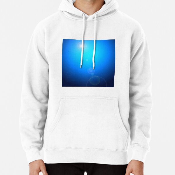 Background with blue spotlight. Pullover Hoodie