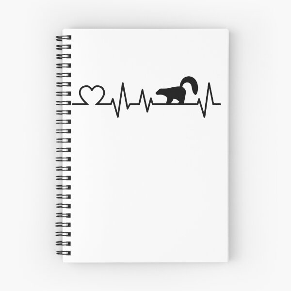 Item preview, Skunk Heartbeat Stink Badger Skunk Gift designed and sold by madgrfx.