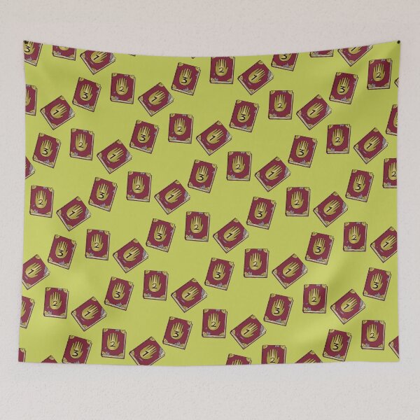 Item preview, Gravity Falls Journals Pattern Yellow designed and sold by maplefoot.