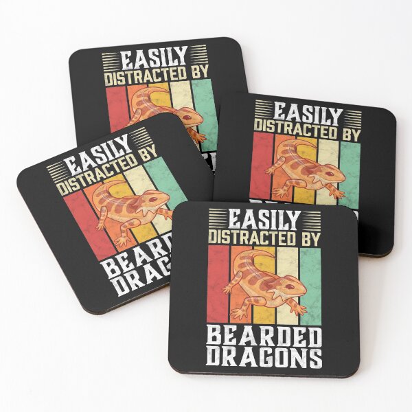 Item preview, Easily distracted by bearded dragon lizard saying designed and sold by madgrfx.