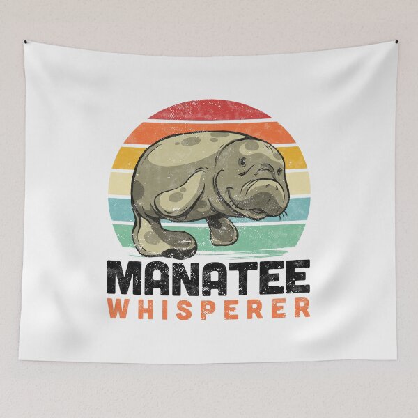 Item preview, Manatee whisperer funny marine mammal saying designed and sold by madgrfx.