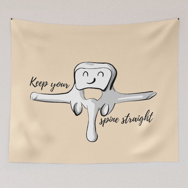 Item preview, Keep your spine straight designed and sold by newprojectvibe.