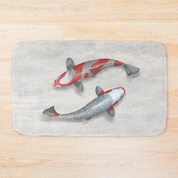 Item preview, Yin Yang Koi Asagi Kuhaku designed and sold by Koiartsandus.