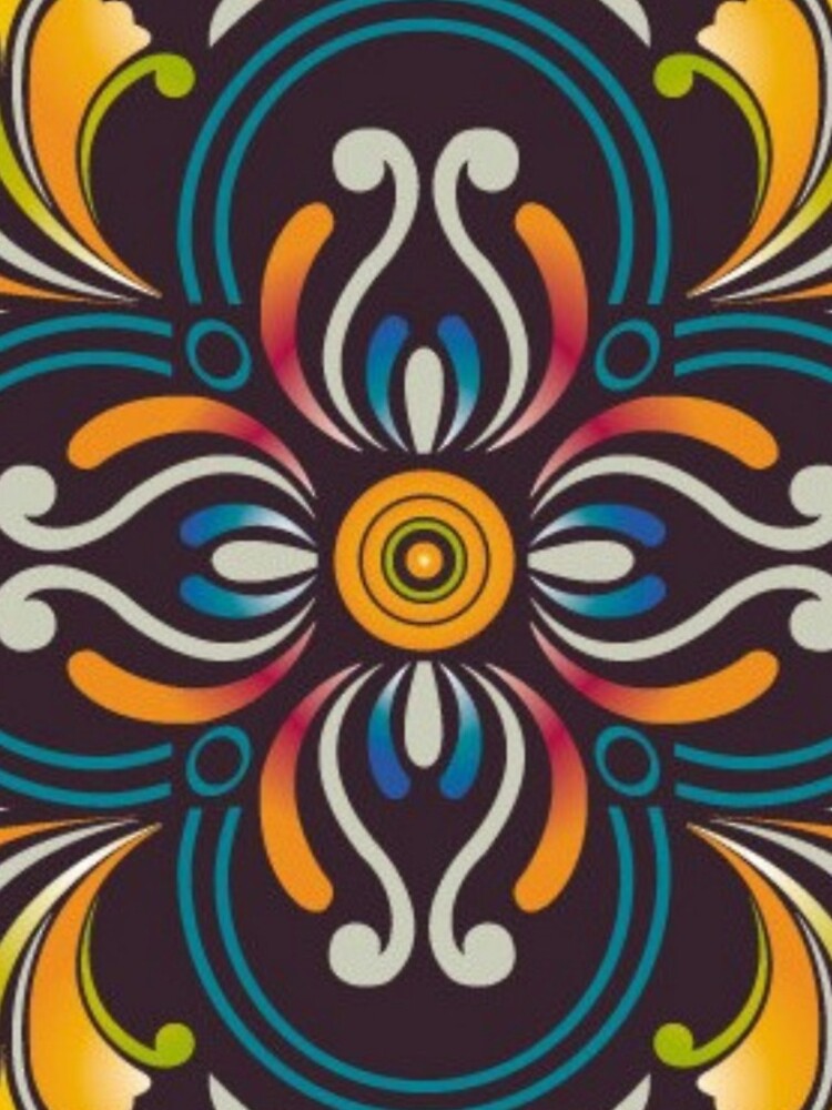 Thumbnail 4 of 4, iPhone Case, Colorful Tradition pattern designed and sold by poodlehouse.