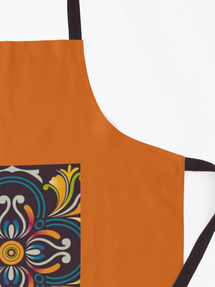 Thumbnail 3 of 6, Apron, Colorful Tradition pattern designed and sold by poodlehouse.
