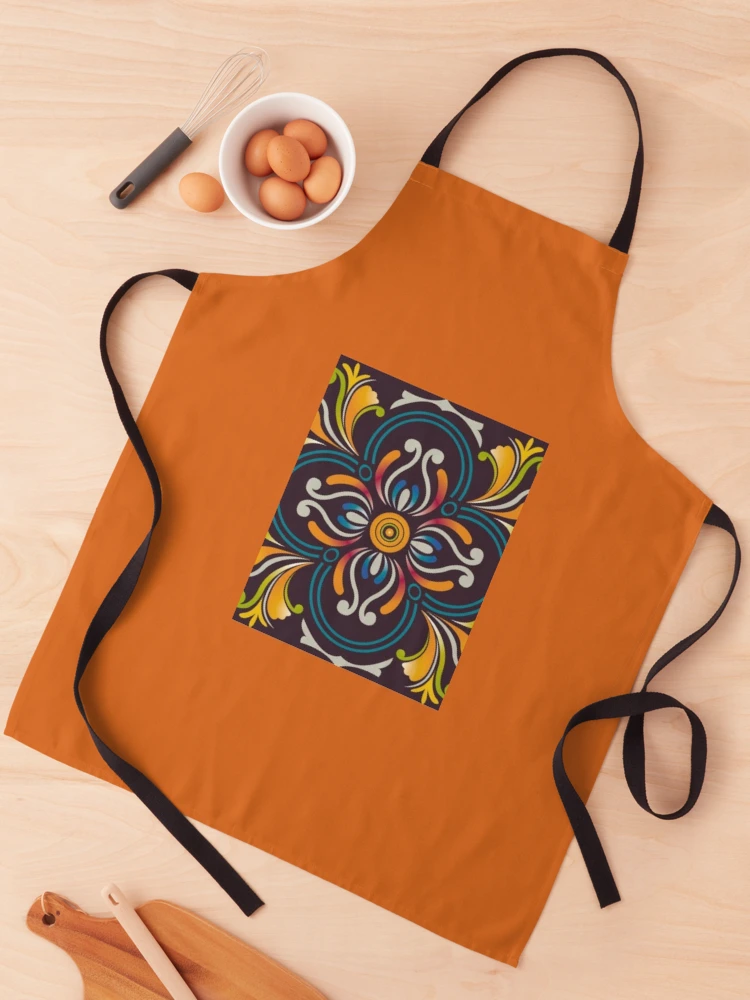 Thumbnail 1 of 6, Apron, Colorful Tradition pattern designed and sold by poodlehouse.