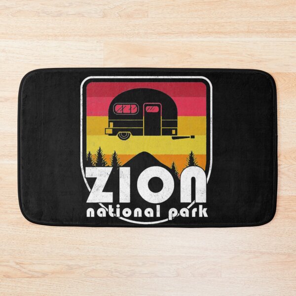 Item preview, Zion National Park Vintage Retro Camper Shirt  designed and sold by Clavitaps.