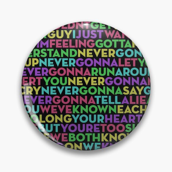 Item preview, Never Gonna Give You Up - Rick Astley (lyrics) v.2 designed and sold by x1brett.