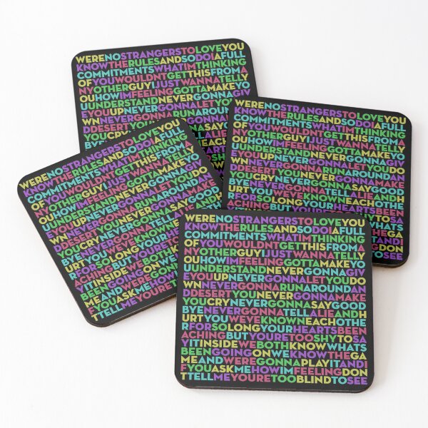 Item preview, Never Gonna Give You Up - Rick Astley (lyrics) v.2 designed and sold by x1brett.