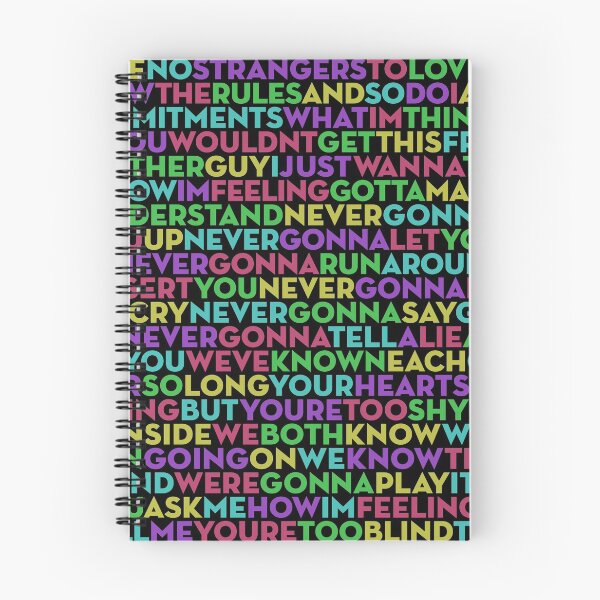 Item preview, Never Gonna Give You Up - Rick Astley (lyrics) v.2 designed and sold by x1brett.