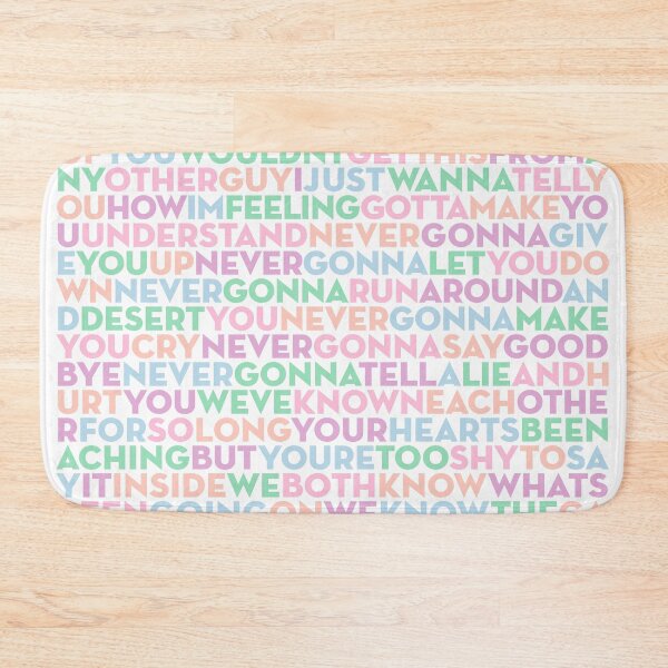 Item preview, Never Gonna Give You Up - Rick Astley (lyrics) v.3 designed and sold by x1brett.