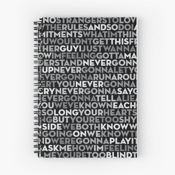 Item preview, Never Gonna Give You Up - Rick Astley (lyrics) v.4 designed and sold by x1brett.